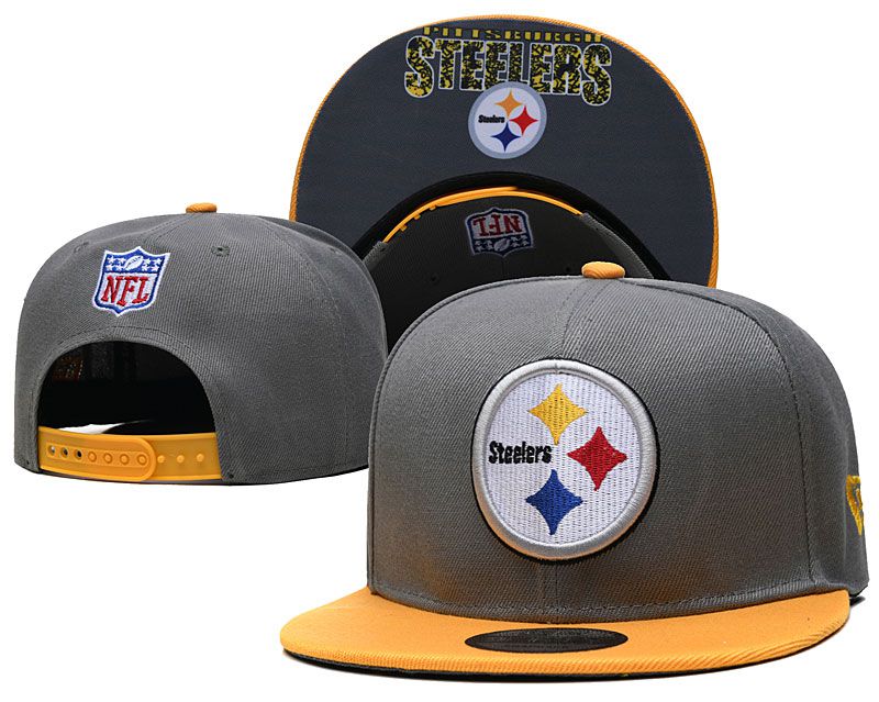 2021 NFL Pittsburgh Steelers Hat TX 0808->->Sports Caps